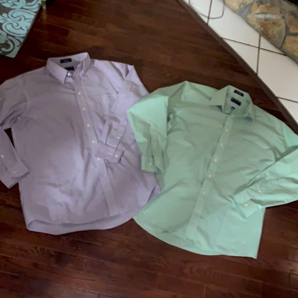 Stafford Mens XL, bundle of 2, dress shirts, button down, long sleeve,